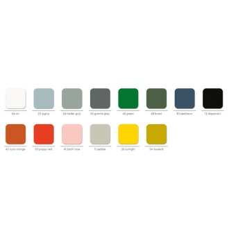 LAREames Plastic Armchair LAR, verchroomd, pebble