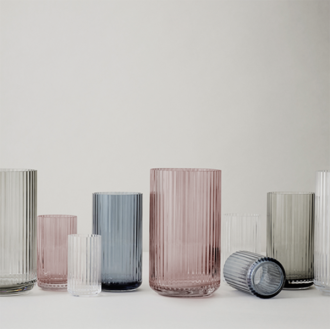 Lyngby Vase H20,5Lyngby vase - smoke brown