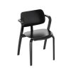 Aslak Chair Aslak Chair beuken, black gelakt viltglijders gemonteerd (kunststofglijders inclusief schroeven in box) verpakking 1 stoel/karton
