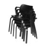 Aslak Chair Aslak Chair beuken, black gelakt viltglijders gemonteerd (kunststofglijders inclusief schroeven in box) verpakking 1 stoel/karton