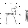 Aslak Chair Aslak Chair beuken, black gelakt viltglijders gemonteerd (kunststofglijders inclusief schroeven in box) verpakking 1 stoel/karton