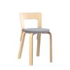 Chair 65 Chair 65 ongemonteerd poten en rugleuning gelakt naturel berken, zitting in berken fineer zithoogte 45,5cm