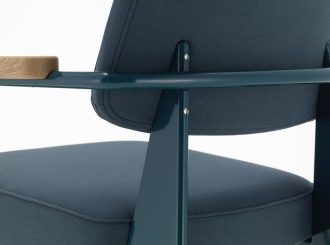 Fauteuil DirectionFauteuil Direction - Bleu Dynastie - Twill blue/grey