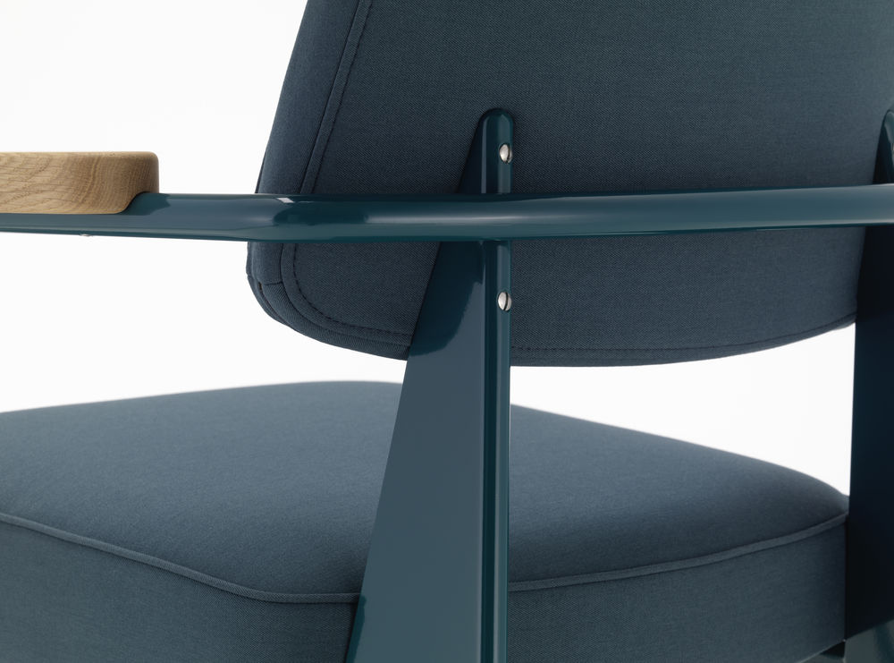 Fauteuil DirectionFauteuil Direction - Bleu Dynastie - Twill blue/grey