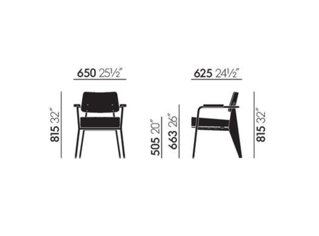 Fauteuil DirectionFauteuil Direction - Bleu Dynastie - Twill blue/grey