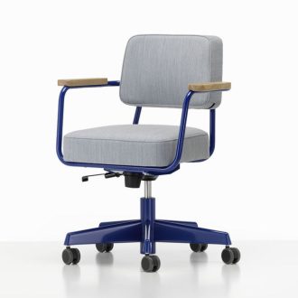 Fauteuil Direction PivotantFauteuil Direction Pivotant - Bleu Marcoule - Tress ice grey