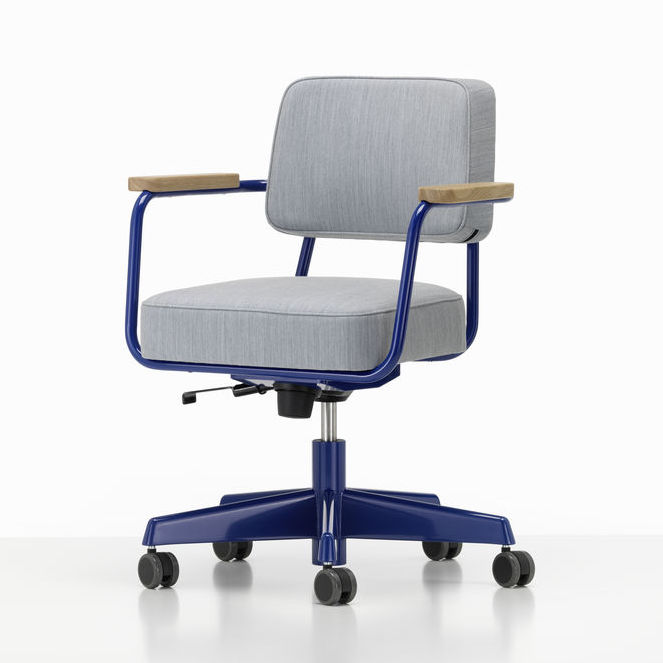 Fauteuil Direction PivotantFauteuil Direction Pivotant - Bleu Marcoule - Tress ice grey