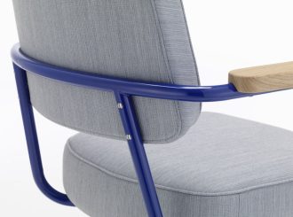 Fauteuil Direction PivotantFauteuil Direction Pivotant - Bleu Marcoule - Tress ice grey