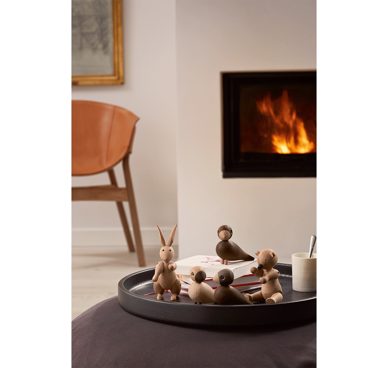 Bear SmallBeer, klein, decoratie, onbehandelde eik en esdoorn