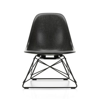 Eames Plastic Side Chair (LSR)LSR Plastic - black - black base