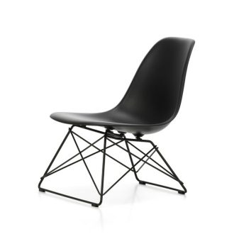 Eames Plastic Side Chair (LSR)LSR Plastic - black - black base