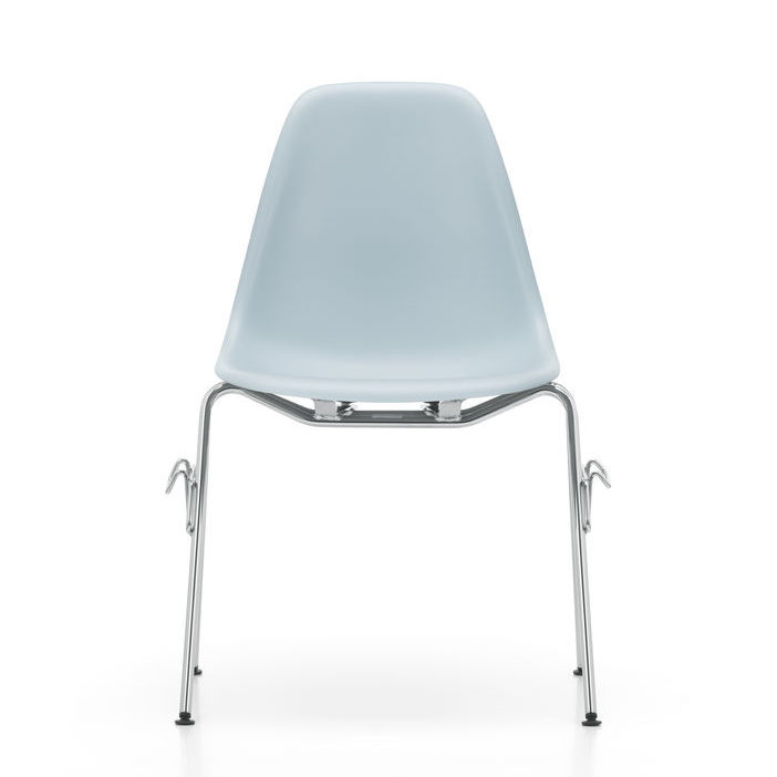 Eames Plastic Side Chair RE (DSS)Eames Plastic Side Chair RE - DSS - ice grey - chrome