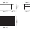 Tyde 2 - sta-zit-vergadertafel Tyde 2 - Meeting Table - 260x130