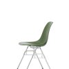 Eames Plastic Side Chair RE (DSS-N)Eames Plastic Side Chair RE - DSS-N - forest green - chrome