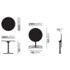 Super Fold TableSuper Fold Table - ronde tafel Ø80 - indoor