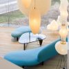 Freeform SofaFreeform Sofa - Pale rose/Cognac - Noten gebeitst