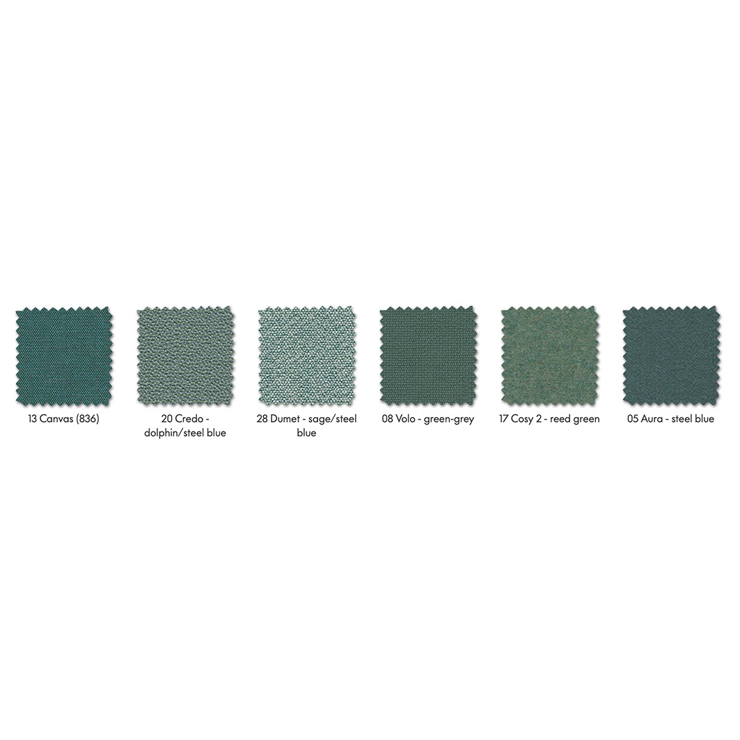 Polder SofaPolder Sofa - The Sea Greens - light buttons - arm left