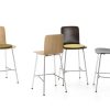 HAL Ply Stool MediumHAL PLY Stool Medium - oak natural - chrome