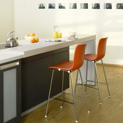HAL Ply Stool MediumHAL PLY Stool Medium - oak natural - chrome
