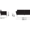 Suita Sofa 3-SeaterSofa 3-Seater - corsaro - stone melange