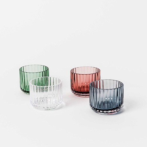 Lyngby Tealight holderLyngby Tealight holder - donkerblauw