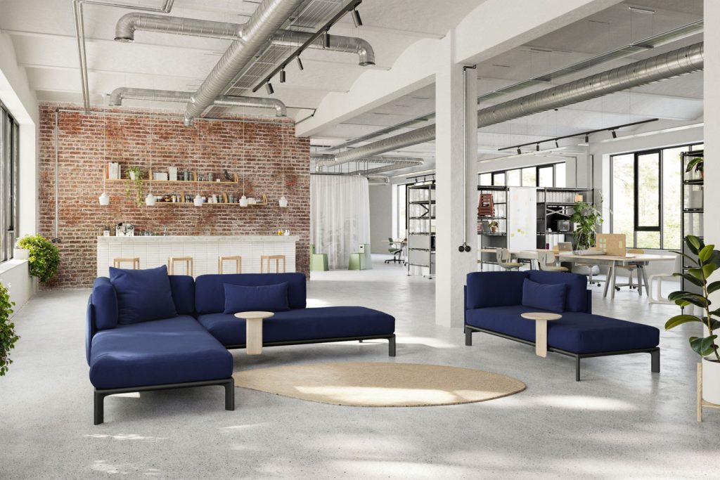 modulaire sofa in project