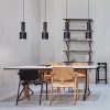 Lukki ChairArtek - Lukki, zwart beuken fineer zwart, structuur stalen buis zwart