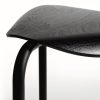 Lukki ChairArtek - Lukki, zwart beuken fineer zwart, structuur stalen buis zwart