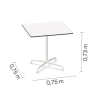 Eames Contract TableEames Contract Table - wit