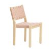 Chair 611Artek - Chair 611, naturel/rood