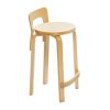 High Chair K65Artek - High Chair K65, ongemonteerd, poten naturel gelakt berken rug in gevormd multiplex, naturel gelakt zit in berken fineer