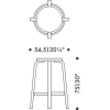 Stool 64Artek - Stool 64, berken fineer naturel gelakt