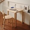 Table 80C, squareArtek TB80C Tafel 80C berken 74 cm