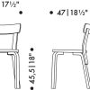 Chair 69Artek - Chair 69, naturel gelakt