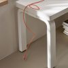 Bench 168BArtek - Bank 168B massief blad, zwart gelakt
