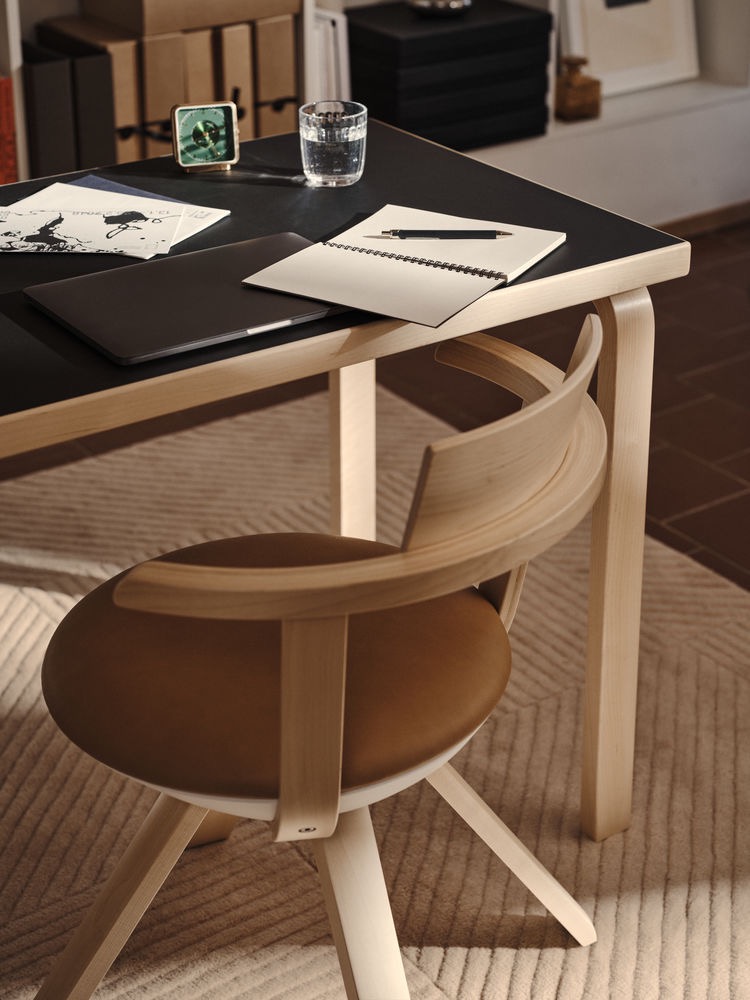 Table 80B, rectangular tabletop TB80B Artek Tafel 80B berken 74 cm