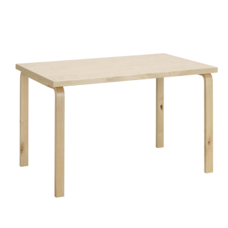 Table 81B, rectangular tabletopTB81B Artek Tafel 81B berken 74cm