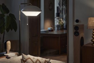 A811 Staande lampA811F Staande lamp A811 nikkel EU