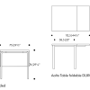Tafel DL81C, klaptafelArtek TBDL81C Tafel DL81C berken 74cm