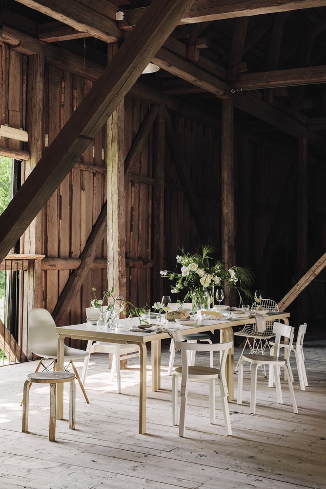 Table 82A, rectangular tabletopTB82A Artek Tafel 82A berken 74 cm