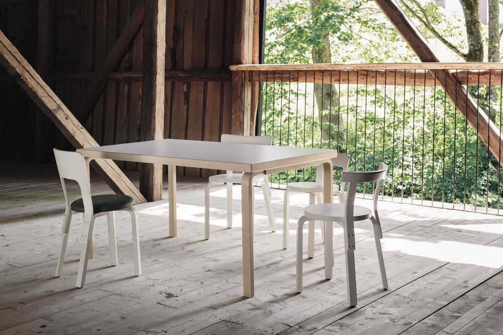 Table 82A, rectangular tabletopTB82A Artek Tafel 82A berken 74 cm