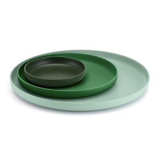 TraysTrays - set van 3 dienbladen, groen