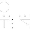 REB 007 Kaari ShelfArtek - REB 007 Kaari Shelf - Legplank - Zwart