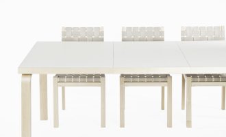 Extension table 97 top in birch veneerArtek TB97 Extension Table 97 berken 74cm