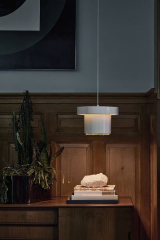 A201 HanglampA201 Hanglamp wit/messing