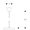 A201 HanglampA201 Hanglamp wit/messing