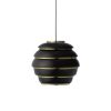 A331 hanglamp"Beehive"A331 Hanglamp zwart/messing