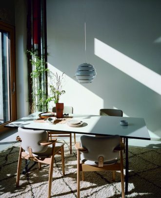 A331 Hanglamp "Beehive"A331 Hanglamp wit/chr EU