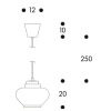 A333 HanglampA333 A333 Hanglamp wit/mess EU