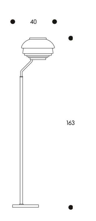 A808 Staande lampStaande lamp A808 wit EU